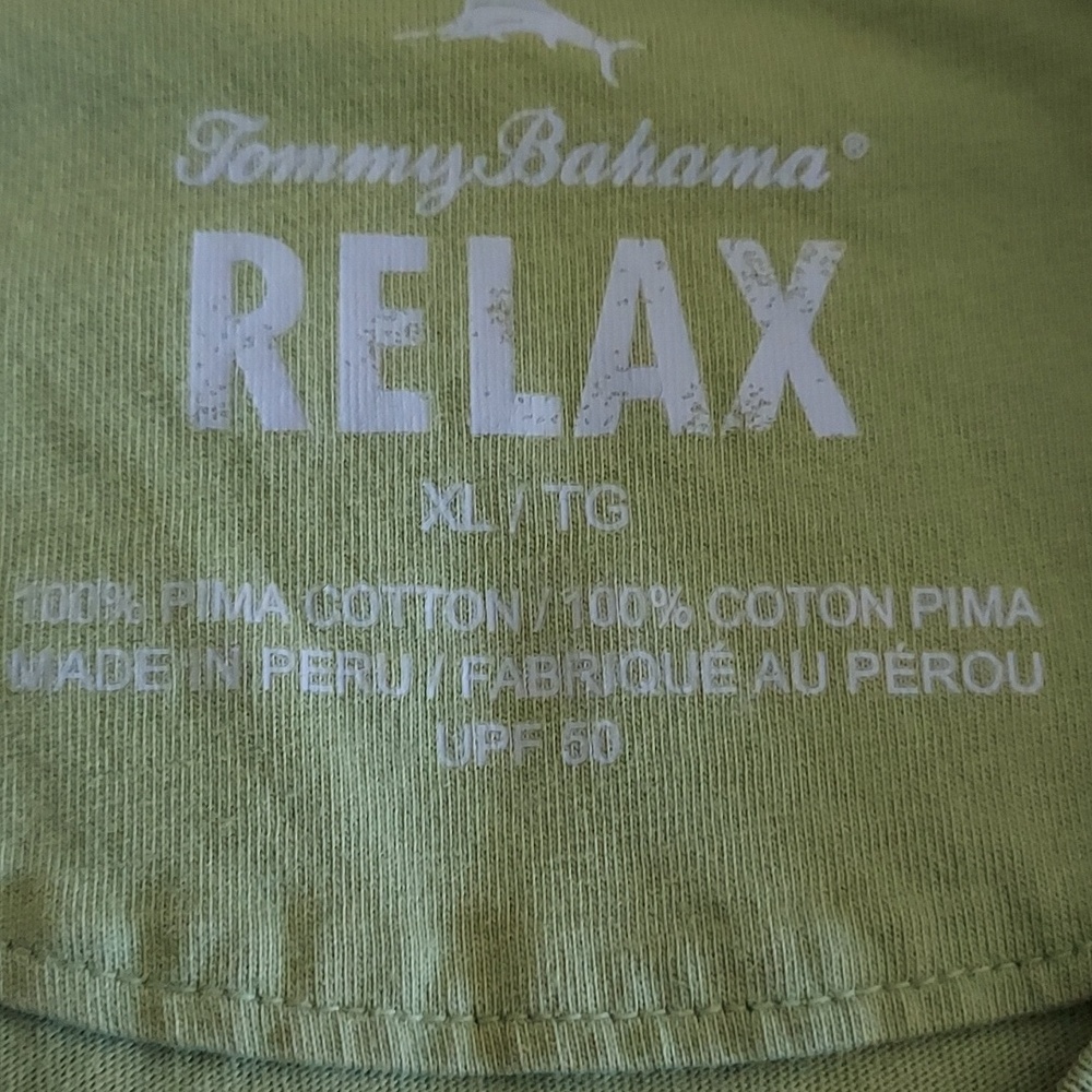 Tommy Bahama Men's Long-Sleeve Crewneck Pocket Shirt - Light Green - Picture 8 of 13